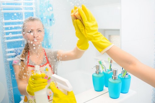 Office cleaning for shared workspaces and reception areas