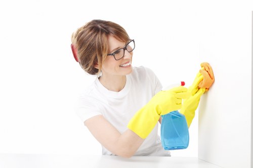 Belgravia cleaning service preparing a bright modern apartment living room